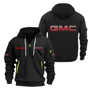 Utility Vehicle Hoodie Half Zipper, All Over Print Hoodie Gift For Utility Vehicle Enthusiasts CAR200 - Black