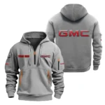 Cargo Vehicle Hoodie Half Zipper, All Over Print Hoodie Gift For Cargo Vehicle Enthusiasts CAR200 - Gray