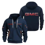 Exclusive Logo Hoodie Half Zipper For American Truck Enthusiasts, Gift For American Truck Fans CAR200 - Navy