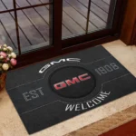 Professional Grade Truck Doormat, All Over Print Doormat For Car Owners CAR169 - Black