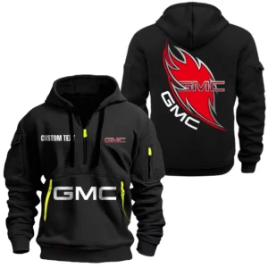 Cargo Vehicle Hoodie Half Zipper, All Over Print Hoodie Gift For Cargo Vehicle Enthusiasts CAR170 - Black