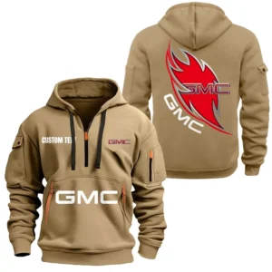 Strong Utility Auto Hoodie Half Zipper, All Over Print Hoodie Gift For Strong Utility Auto Enthusiasts CAR170 - Khaki