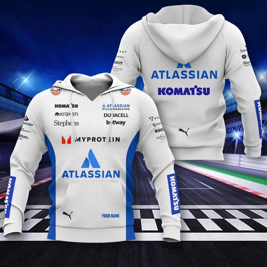 Grand Prix Team Car Hoodie 3D Print, Pre-Ride Warm-Up Hoodie CAR418
