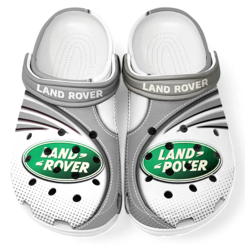 Gray Custom 4x4 SUV Maker All Over Print Clog, Car Culture Inspired Footwear Gift for Men and Women CAR181