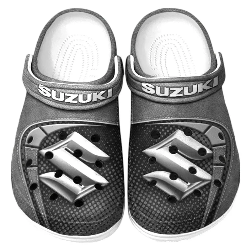 Gray Custom Everyday Ride All Over Print Clog, Car Culture Inspired Footwear Gift for Men and Women CAR177