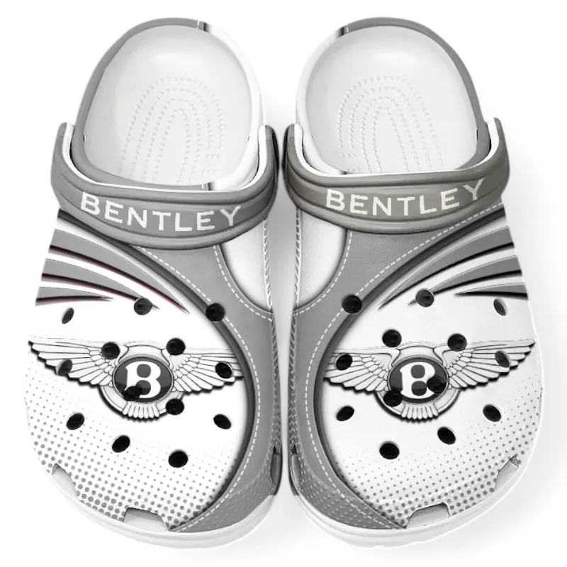 Gray Custom Exclusive Prestige Vehicle All Over Print Clog, Car Culture Inspired Footwear Gift for Men and Women CAR181