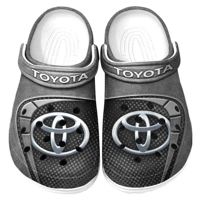 Gray Edition City Car Inspired All Over Print Clog, Perfect Gift Footwear for Automotive Enthusiasts CAR177