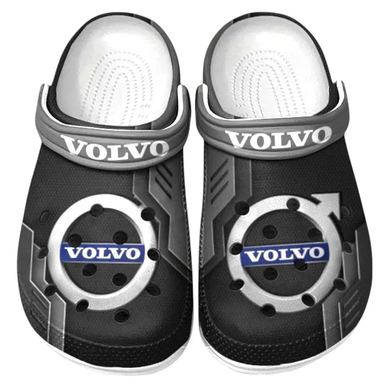 Gray Edition Touring Wagon Inspired All Over Print Clog, Perfect Gift Footwear for Automotive Enthusiasts CAR185