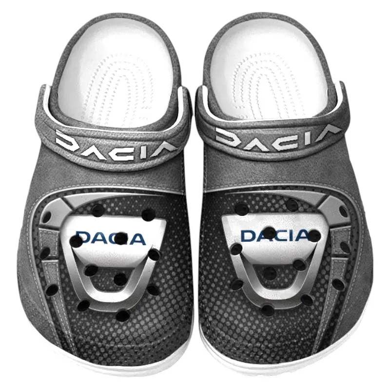 Gray Edition Urban Crossover Inspired All Over Print Clog, Perfect Gift Footwear for Automotive Enthusiasts CAR177