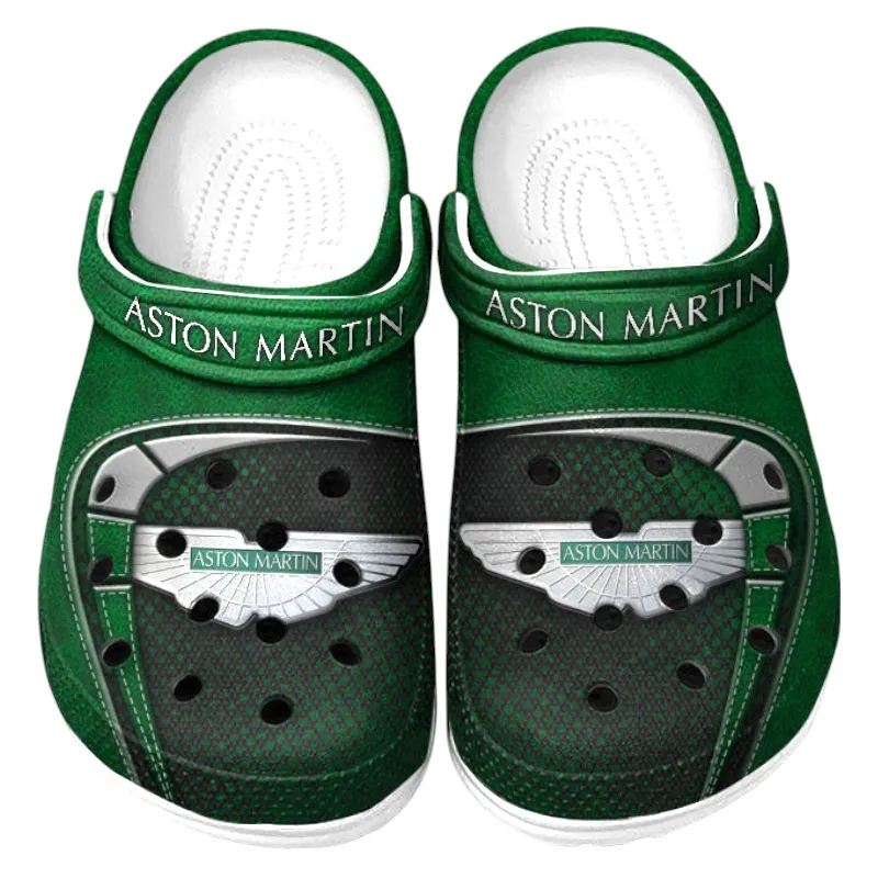 Green Custom Performance Cruiser All Over Print Clog, Car Culture Inspired Footwear Gift for Men and Women CAR177