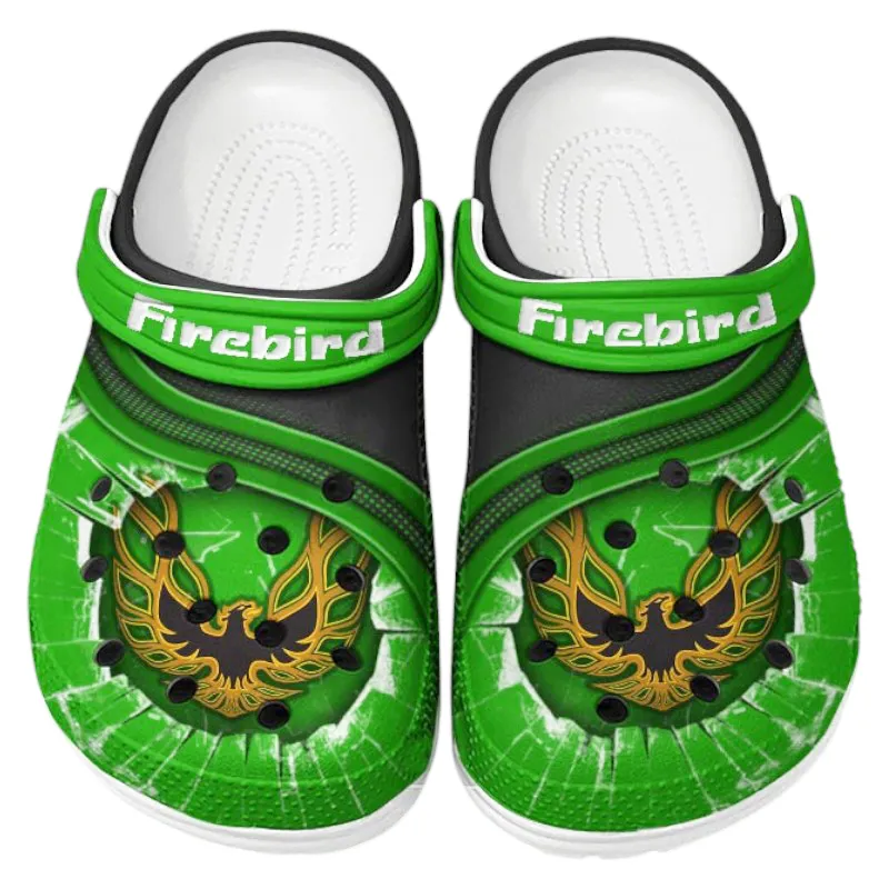 Green Custom Retro Cruiser All Over Print Clog, Car Culture Inspired Footwear Gift for Men and Women CAR188