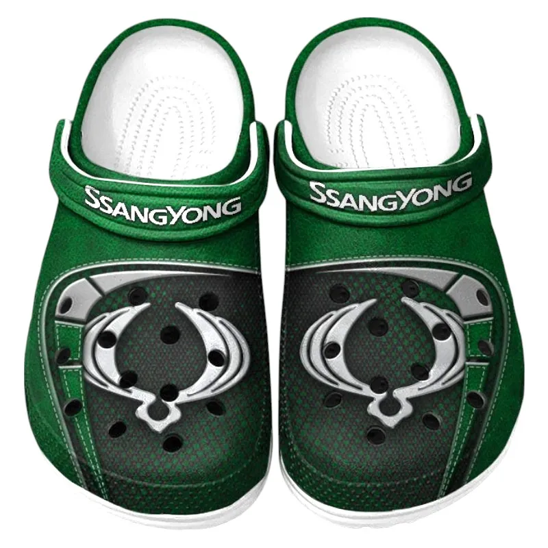 Green Edition All-Terrain Ride Inspired All Over Print Clog, Perfect Gift Footwear for Automotive Enthusiasts CAR177