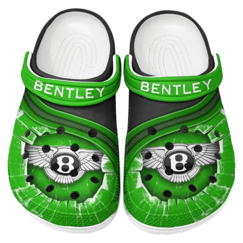 Green Edition Elite Luxury Ride Inspired All Over Print Clog, Perfect Gift Footwear for Automotive Enthusiasts CAR188