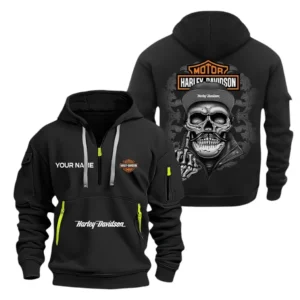 Hoodie Half Zipper Exclusive Logo Gift For Cruiser Legend Enthusiasts CAR166 - Black