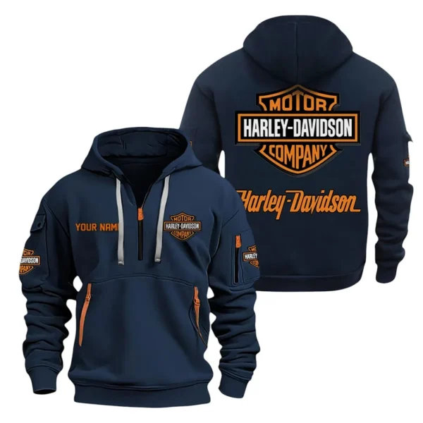 Exclusive Logo Hoodie Half Zipper For Cruiser Legend Enthusiasts, Gift For Cruiser Legend Fans CAR200 - Navy