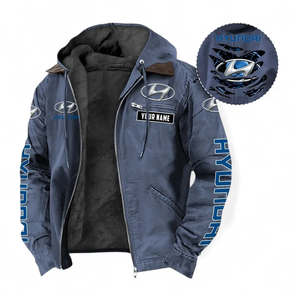 Hatchback Hooded And Flannel Hoodie, Adventure-Ready Hoodie For Car Lovers CAR391 - Navy Blue
