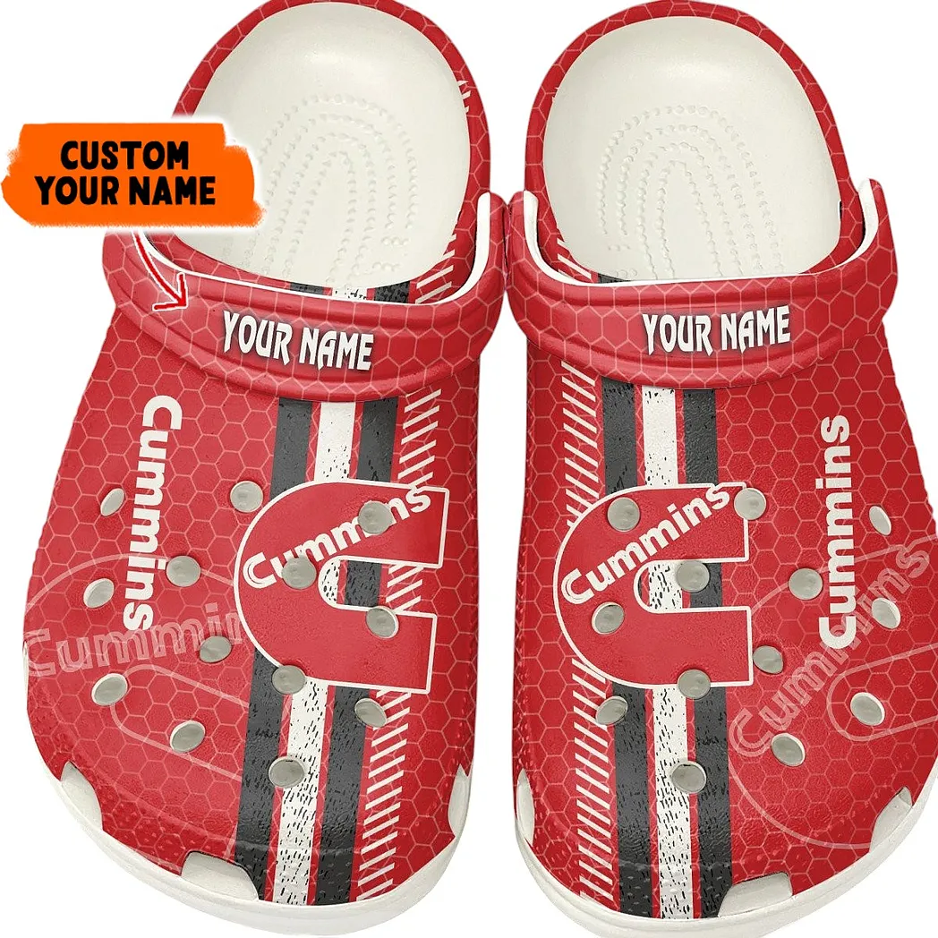 HeavyTorque Engines Lover’s All Over Print Clog, Slip-On Shoes for Daily Comfort and Garage Style CAR820 - White