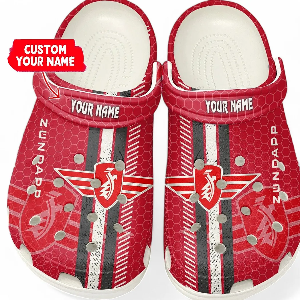Heritage Motorcycle Lover’s All Over Print Clog, Slip-On Shoes for Daily Comfort and Garage Style CAR820 - White