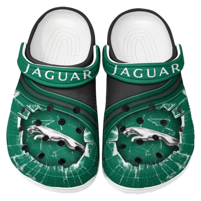 High-End Sedan Culture Clog, Stylish All Over Print Lightweight Shoes for Auto Fans and Streetwear Style CAR188 - Green