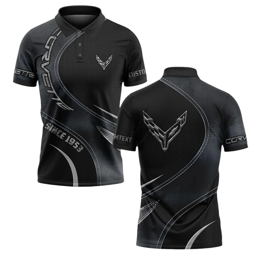High-Performance Coupe Polo Shirt, Rugged Sport Streetwear Polo For Car Owner CAR17102252500