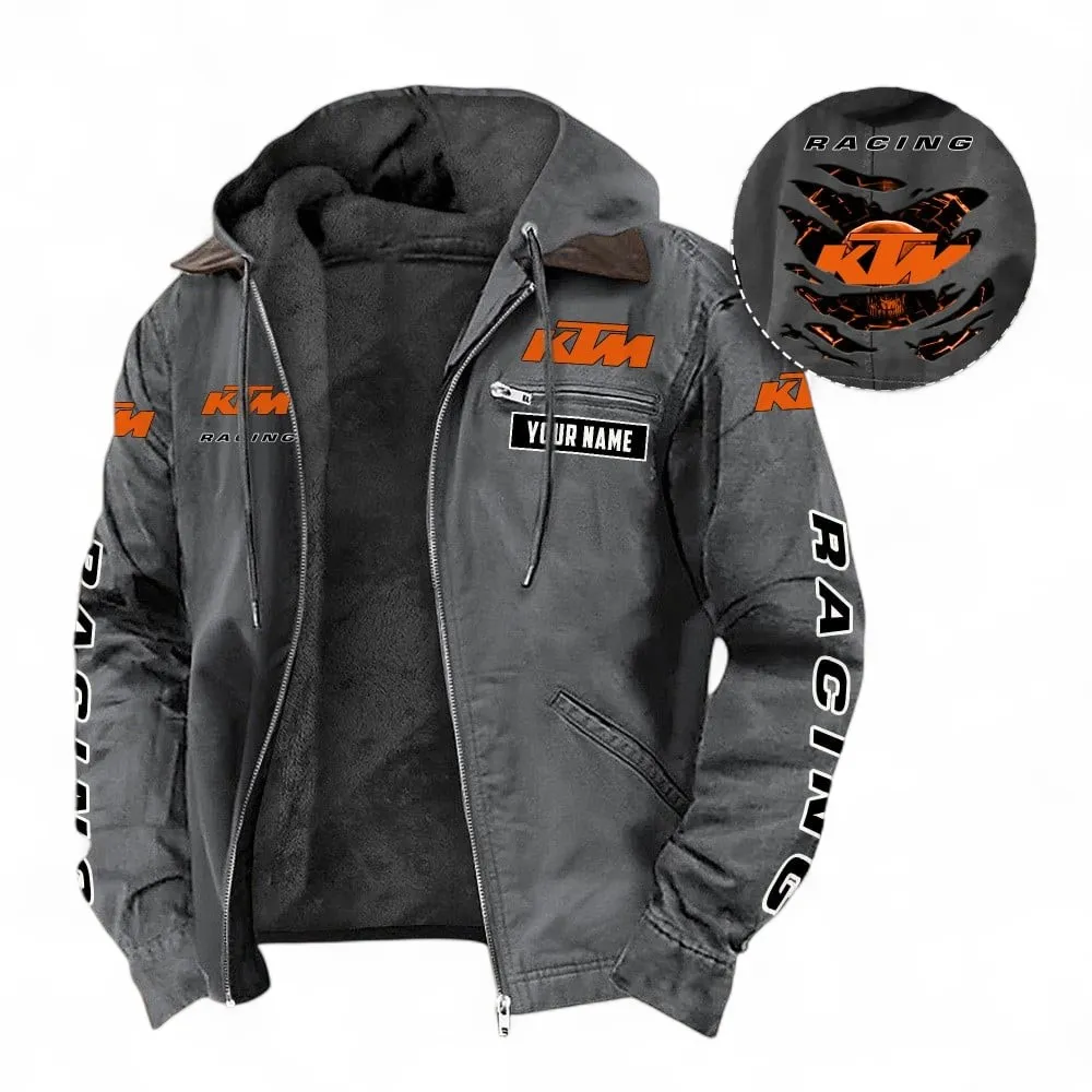 High-Performance Off-Roader Hooded And Flannel Hoodie, Sporty & Street-Ready Hoodie For Car Lovers CAR391 - Gray
