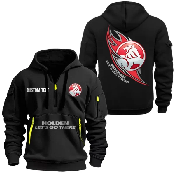 Classic Auto Hoodie Half Zipper, All Over Print Hoodie Gift For Classic Auto Enthusiasts CAR170 - Black