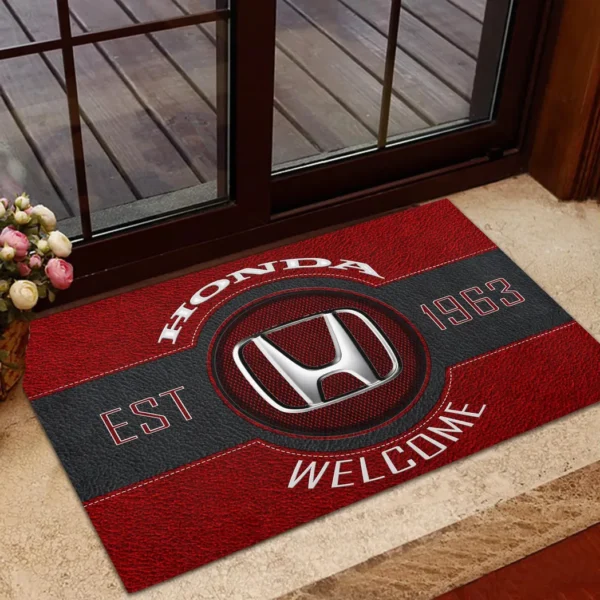 Electric Car Doormat, All Over Print Doormat For Car Owners CAR169 - Red