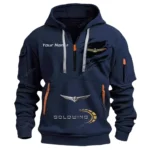 Hoodie Half Zipper Exclusive Logo Gift For Street Racer Enthusiasts CAR113 - Navy