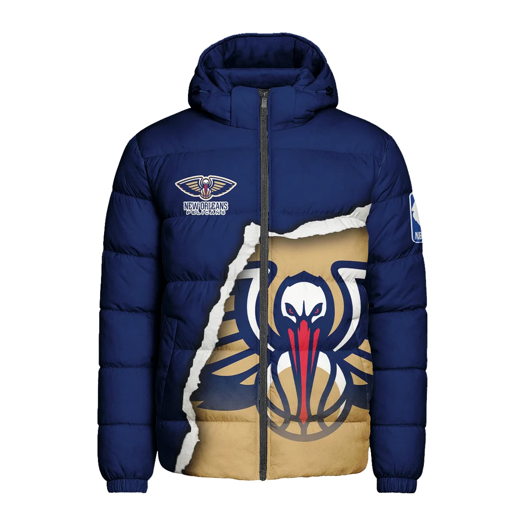 Hoop Passion Energy Hooded Cotton Jacket, Performance Warmth Fan Jacket HVN1273 - Image 2