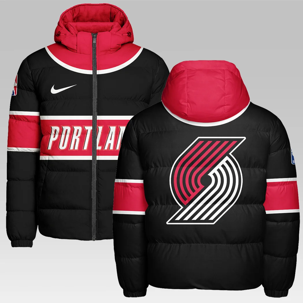 Hoop Passion Family Hooded Cotton Jacket, Casual Everyday Fan Puffer HVN1275