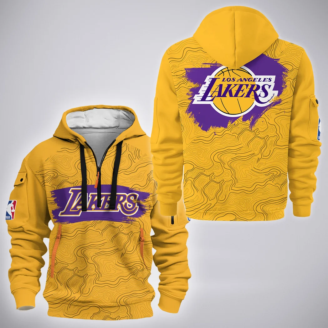 Hoop Passion Family Hoodie Half Zip 3D, Classic Sport Half-Zip Hoodie HVN1276