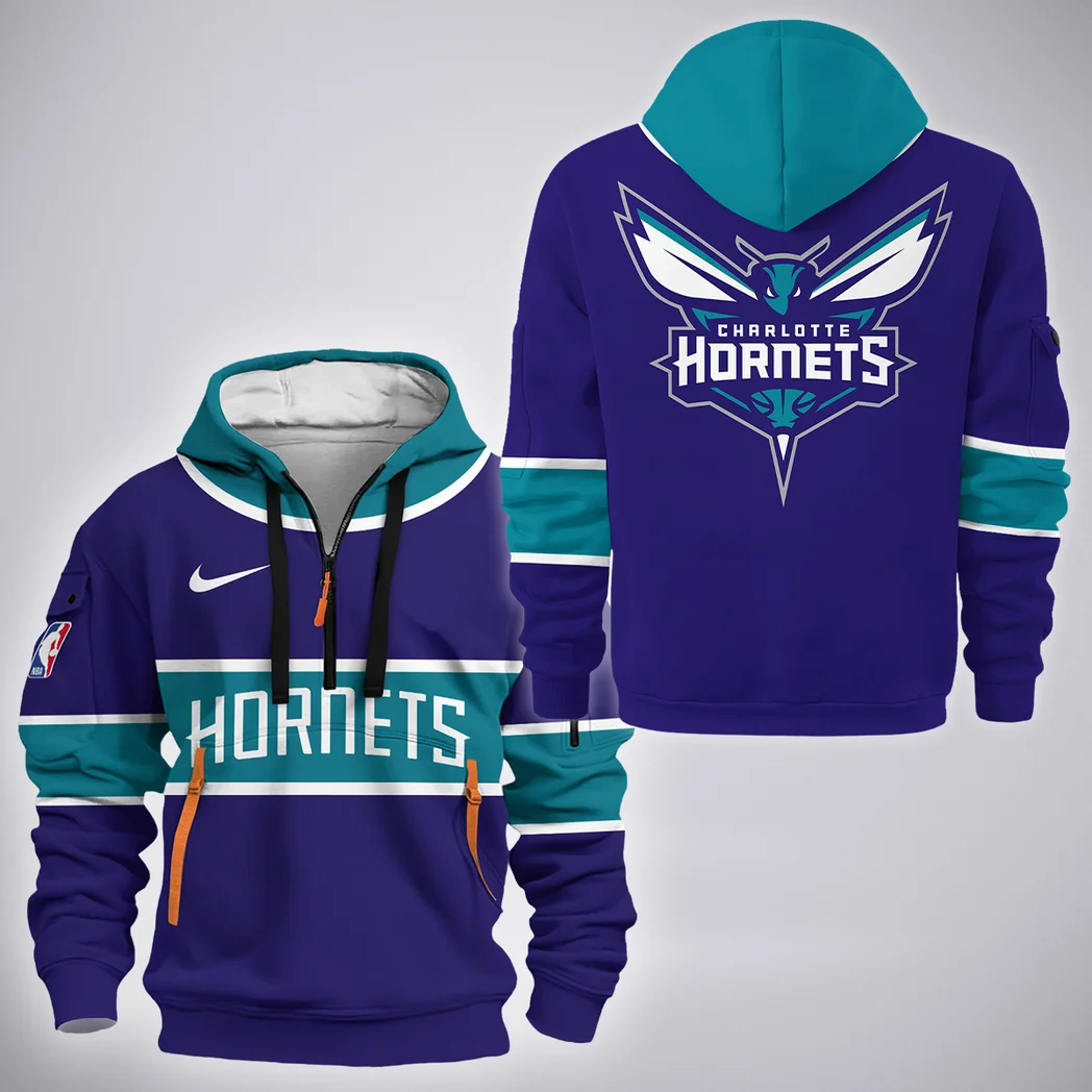 Hoop Passion Family Hoodie Half Zip 3D, Game Day Half-Zip Hoodie HVN1275