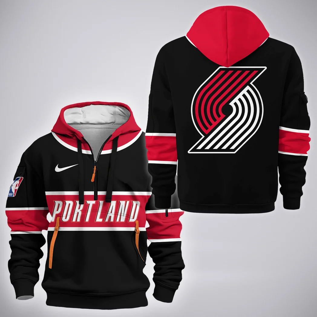 Hoop Passion Family Hoodie Half Zip 3D, Supporter Style Half-Zip Hoodie HVN1275
