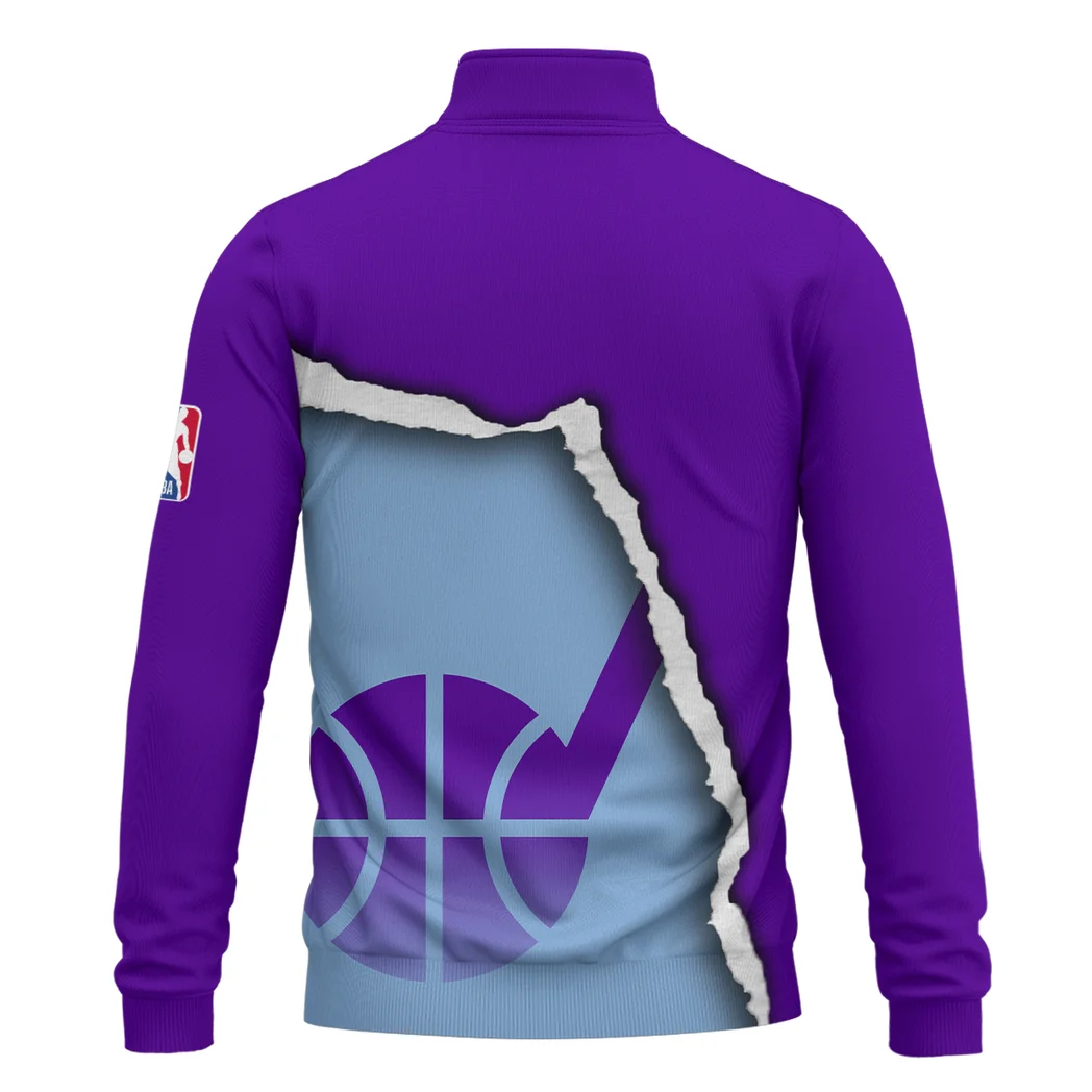 Hoop Passion Lifestyle Quarter-Zip Sweatshirt, Supporter Style Quarter-Zip Comfort HVN1273 - Image 3