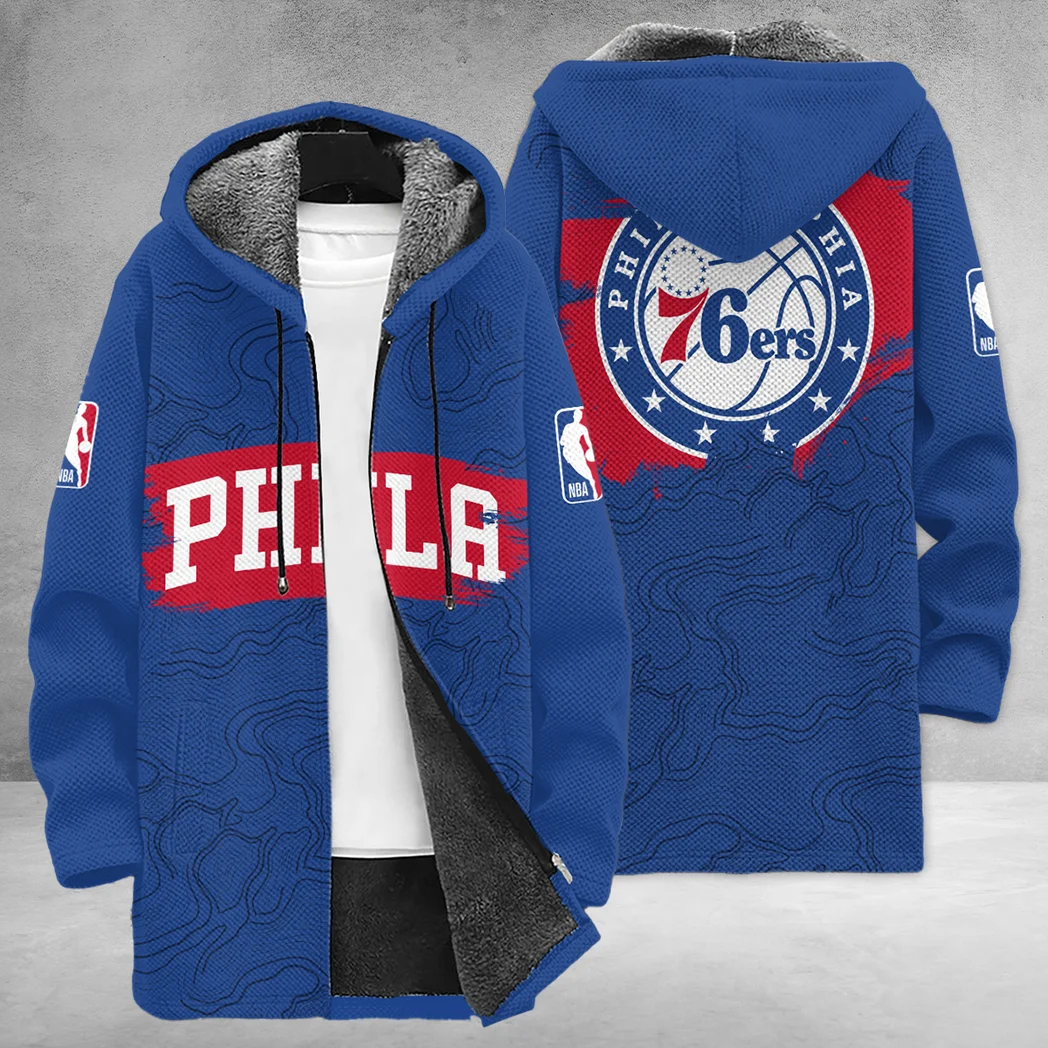 Hoop Passion Nation Fleece Windbreaker Jacket, Custom Fleece Fan Jacket HVN1276