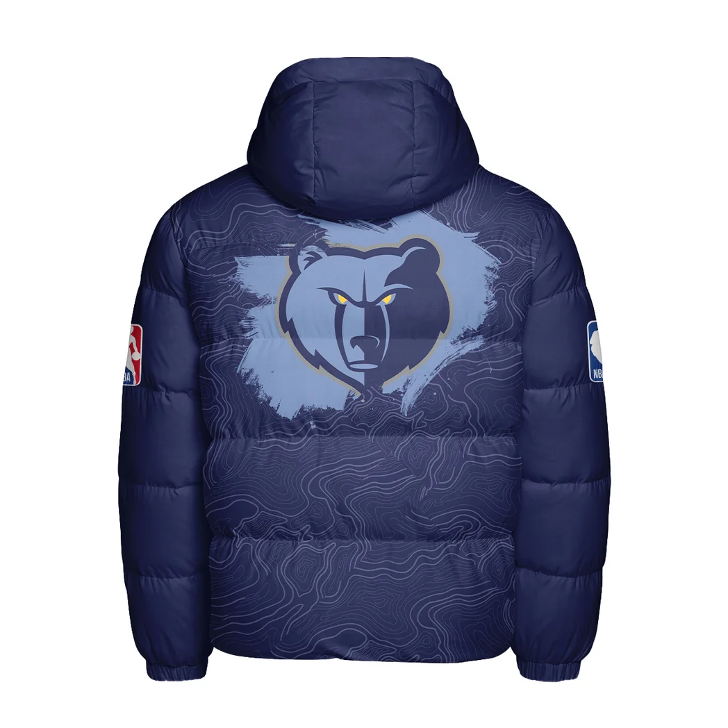 Hoop Passion Nation Hooded Cotton Jacket, Bold Game Day Jacket HVN1276 - Image 3