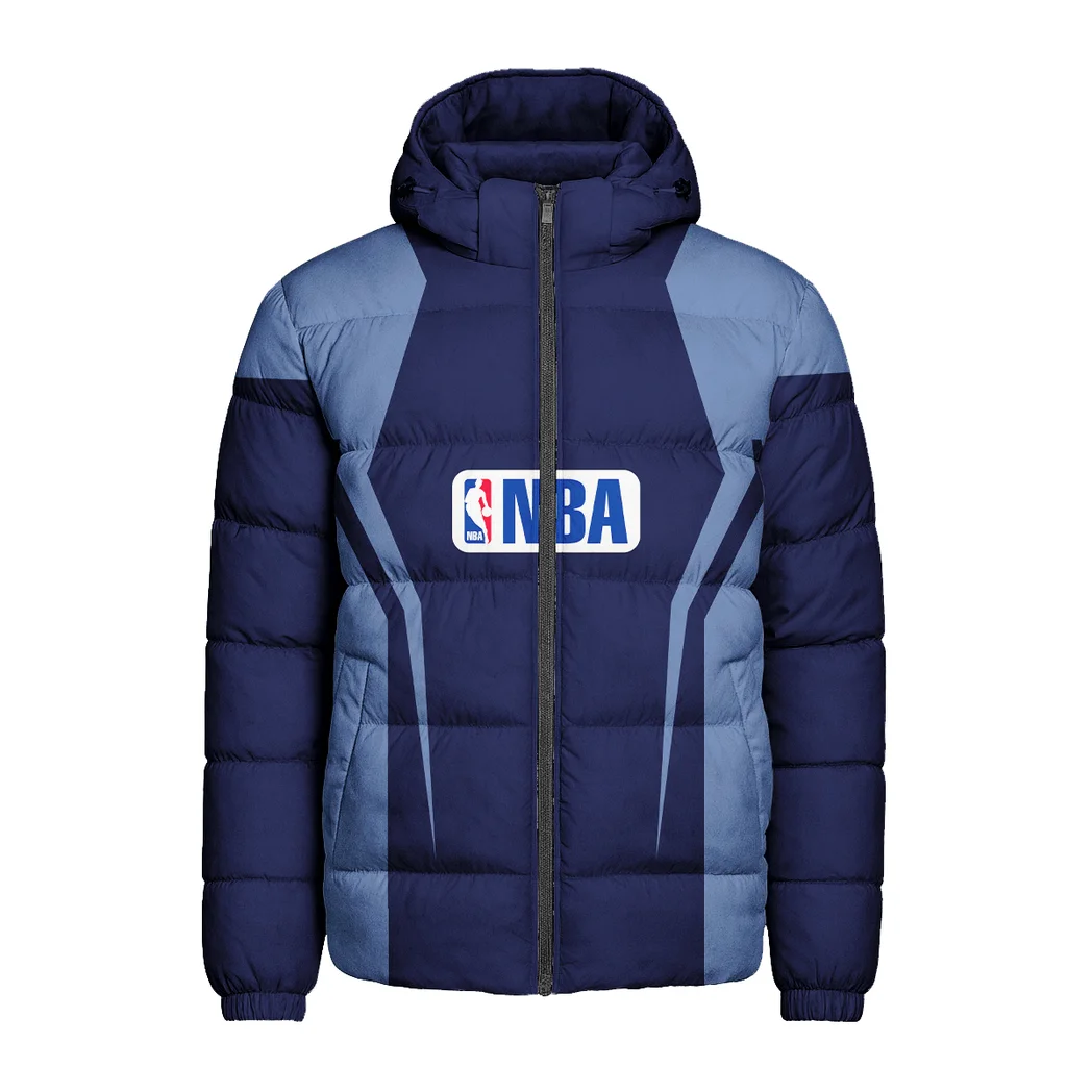 Hoop Passion Nation Hooded Cotton Jacket, Bold Spirit Supporter Coat HVN1274 - Image 2