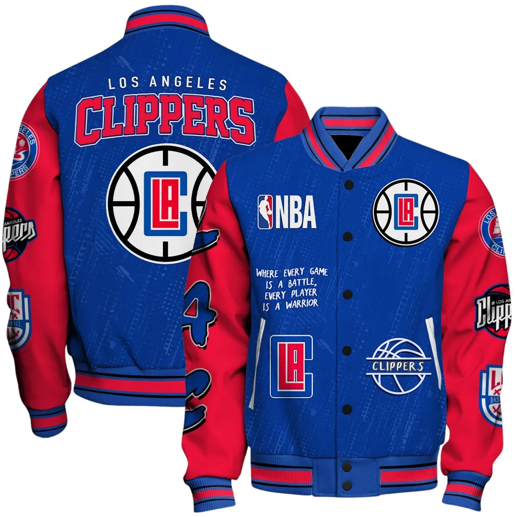 Hoop Passion Squad Baseball Jacket, Custom Fan Varsity Outerwear NBA751
