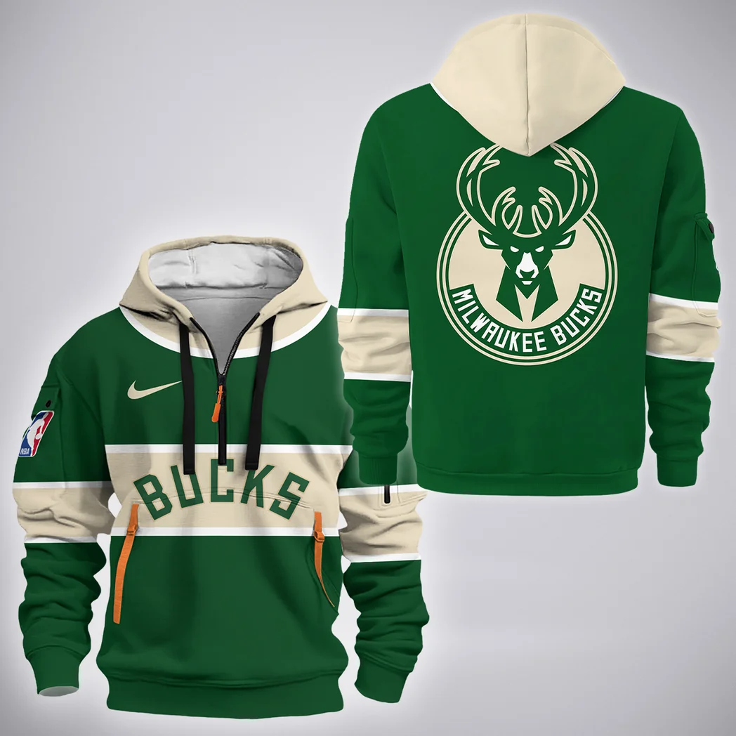 Hoop Passion Squad Hoodie Half Zip 3D, Classic Sport Half-Zip Hoodie HVN1275