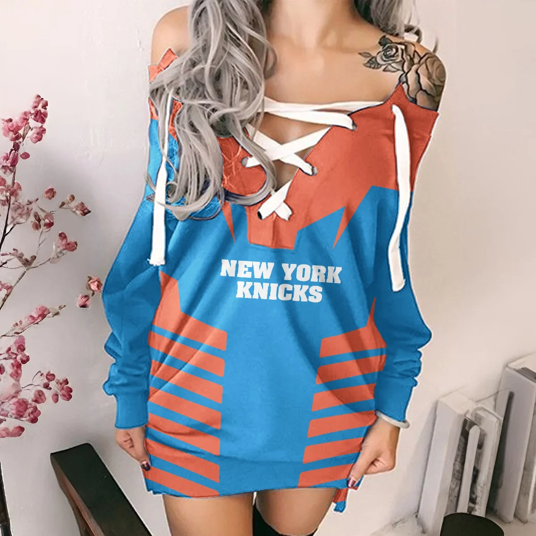 Hoop Passion Squad Lace-Up Sweatshirt For Women, Active Game Day Tunic HVN1272