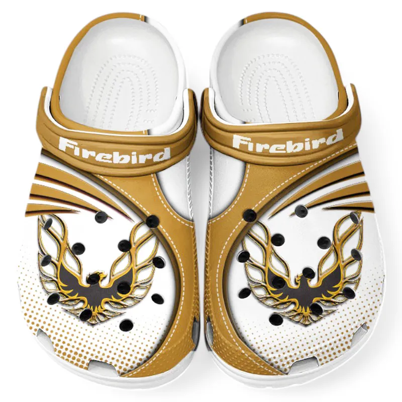 Iconic Classic Vehicle Lover’s All Over Print Clog, Slip-On Shoes for Daily Comfort and Garage Style CAR181 - Brown