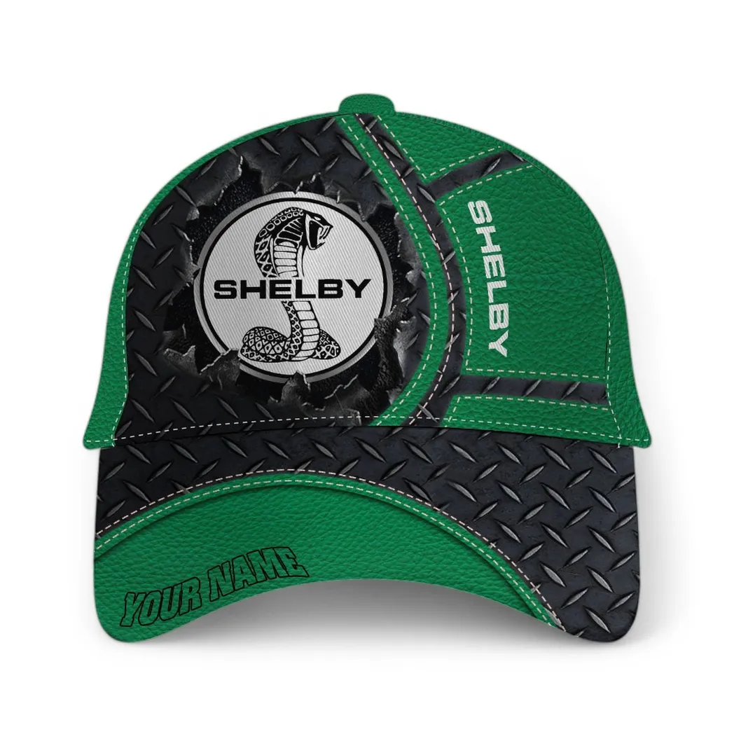 Iconic Pony Car Classic Cap, Petrolhead Baseball Cap For Auto Lovers CAR490 - Green