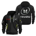 Sturdy Pickup Hoodie Half Zipper, Exclusive Logo Hoodie For Sturdy Pickup Enthusiasts CAR200 - Black