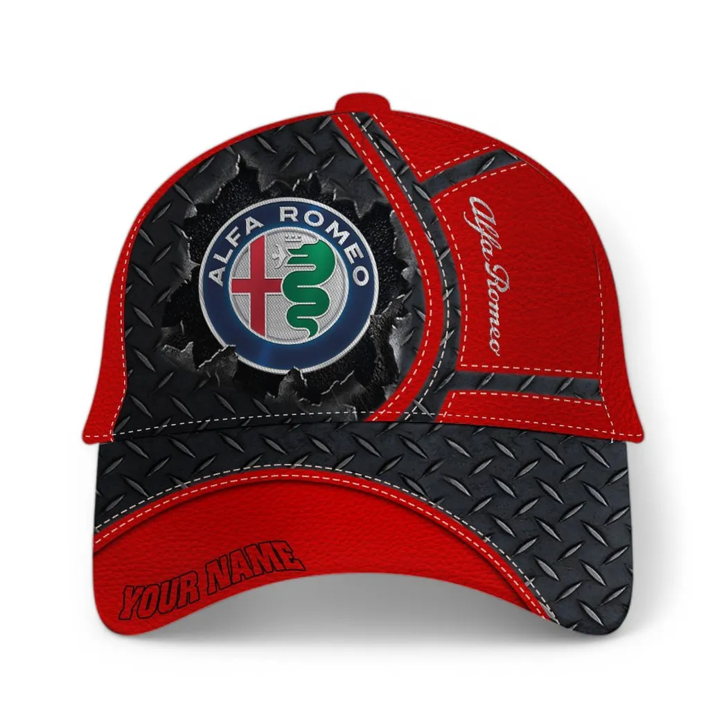 Italian Classic Classic Cap, Custom Garage Baseball Cap For Auto Enthusiasts CAR490 - Red