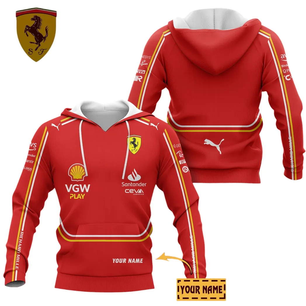 Italian Racing Legend Hoodie 3D Print, Garage Culture Street Hoodie CAR413