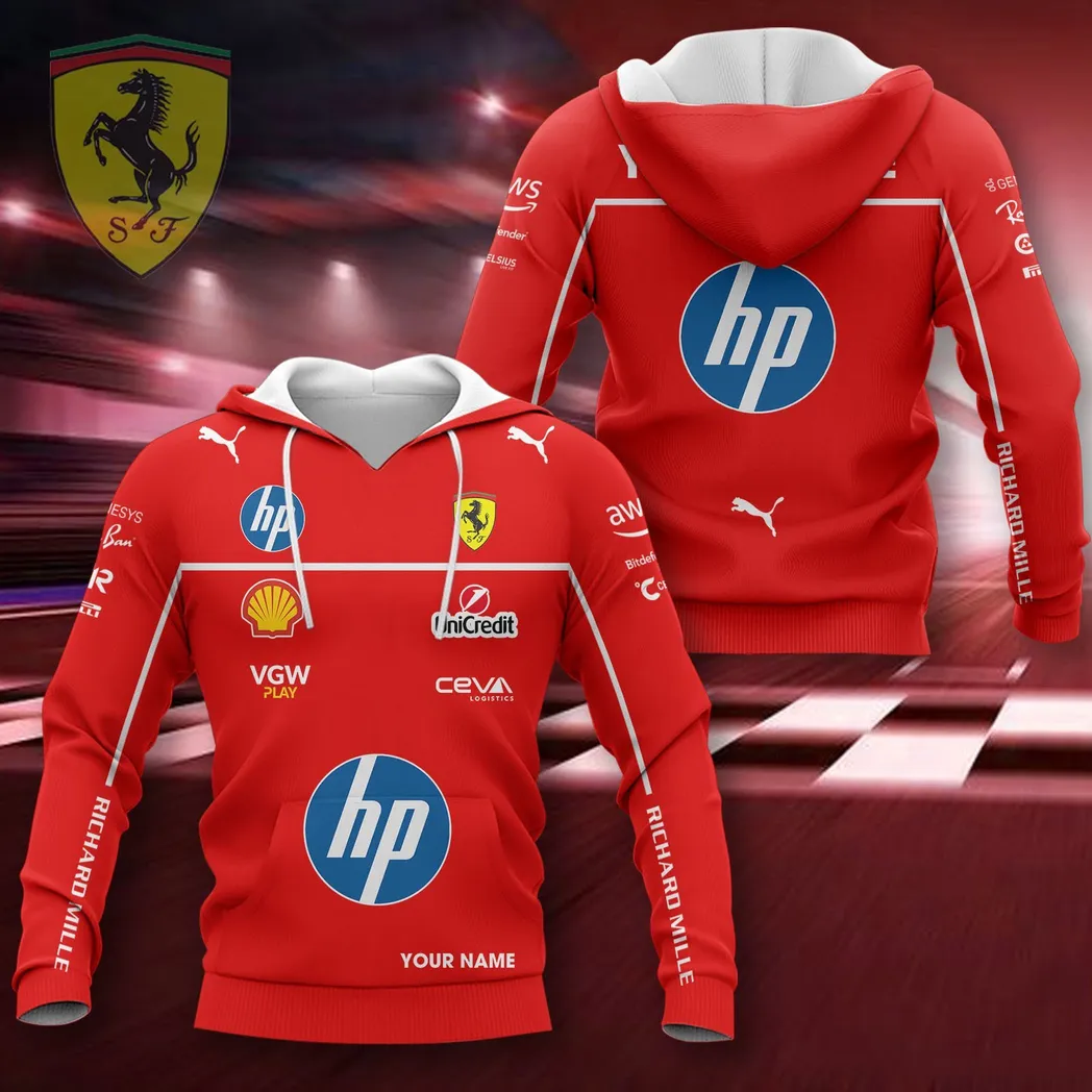 Italian Racing Legend Hoodie 3D Print, Open Road Warmth Hoodie CAR418
