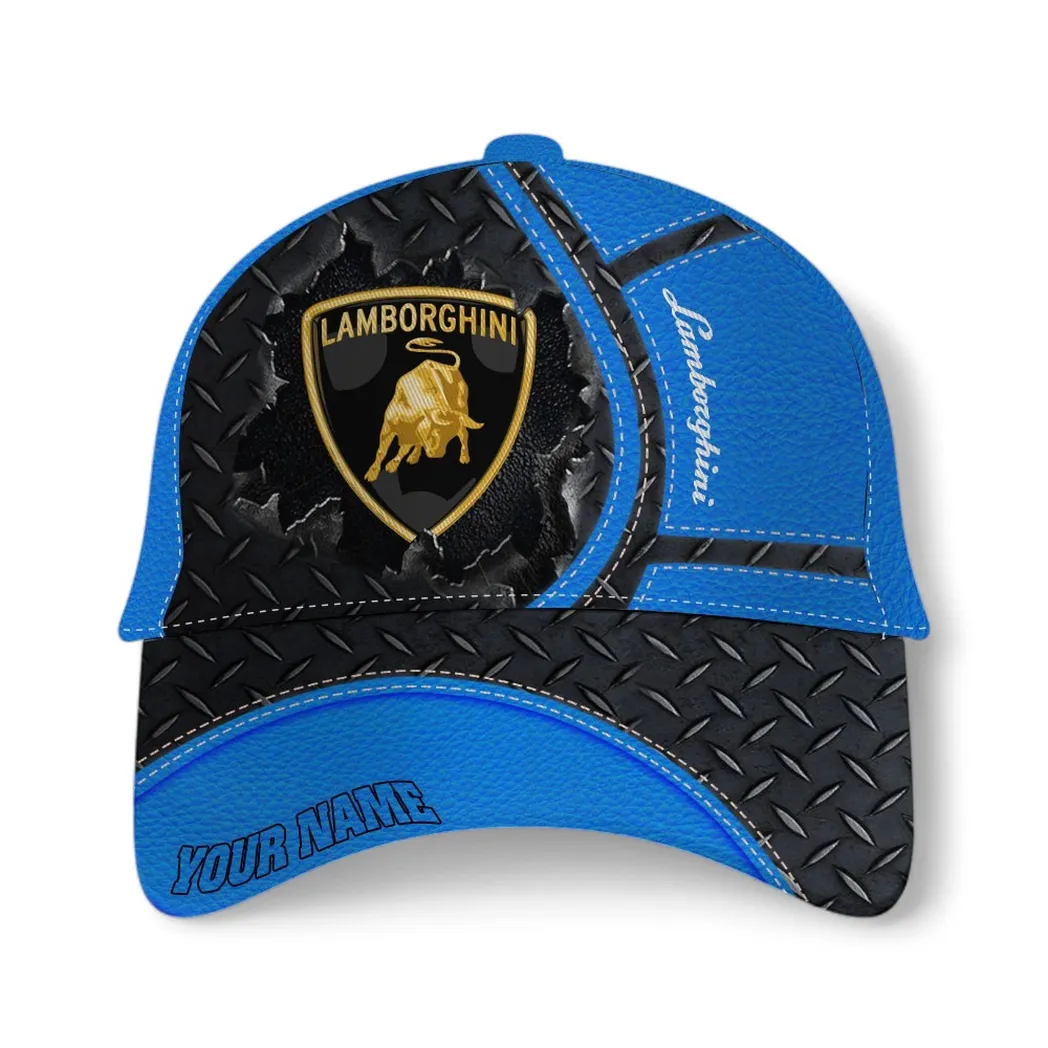Italian Speed Machine Classic Cap, Engine Vibe Baseball Cap For Auto Lovers CAR490 - Blue