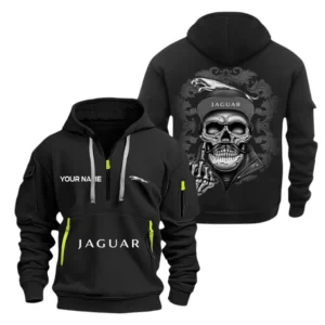 Hoodie Half Zipper Exclusive Logo Gift For Off-Road Car Enthusiasts CAR166 - Black