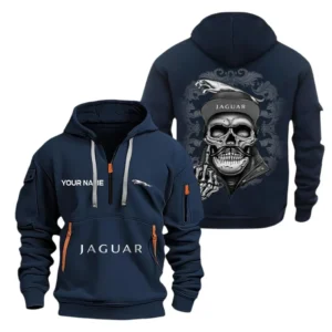 Hoodie Half Zipper Exclusive Logo Gift For All-Terrain SUV Enthusiasts CAR166 - Navy