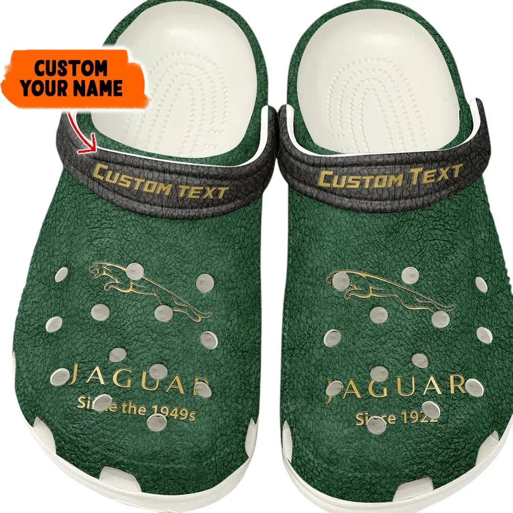 Kelly Green Custom Executive Vehicle All Over Print Clog, Car Culture Inspired Footwear Gift for Men and Women CAR141